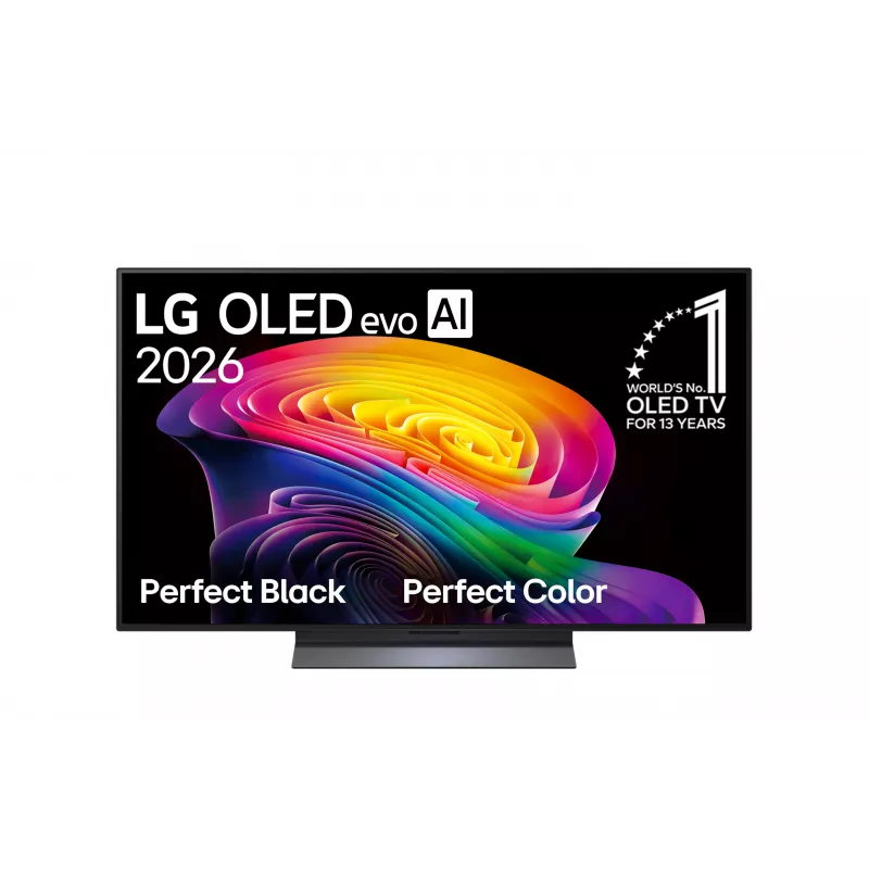 LG OLED48C61LA 48 inch 4K OLED evo smart-tv met α9 Gen4 AI-processor, 120Hz, Dolby Vision IQ, webOS, ThinQ AI