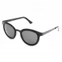 LGR FELI-BLACK01 unisex zonnebril - zwart montuur, donkergrijze glazen, 47/24/145 mm
