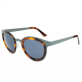 LGR FELICITEBLU39 unisex zonnebril - blauw montuur, grijze glazen, 47/24/145 mm