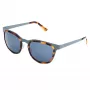 LGR GLOR-BLUE39 unisex zonnebril 49/22/145 mm blauwe glazen zwart montuur