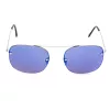 LGR Maas unisex zonnebril zilver grijs 54/18/145 mm