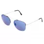 LGR Maas unisex zonnebril zilver grijs 54/18/145 mm