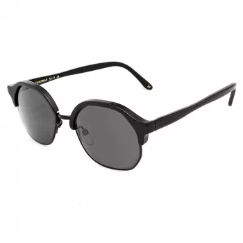 LGR Zanzibar unisex zonnebril zwart/grijs 50/12/135 mm