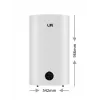 LIN LIFVD1SMWH 80L universele elektrische boiler, wit, Wi-Fi