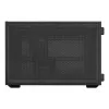 Lian Li DAN Cases B4 Wood Edition mini-tower-pc-behuizing, Micro-ATX, walnoot frontpaneel, zwart