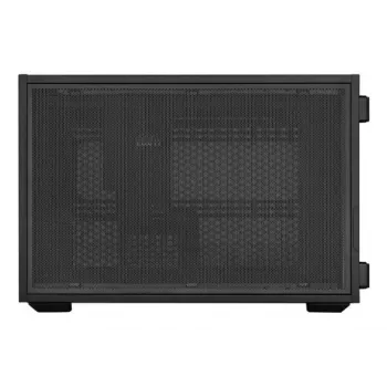 Lian Li DAN Cases B4 Wood Edition mini-tower-pc-behuizing, Micro-ATX, walnoot frontpaneel, zwart