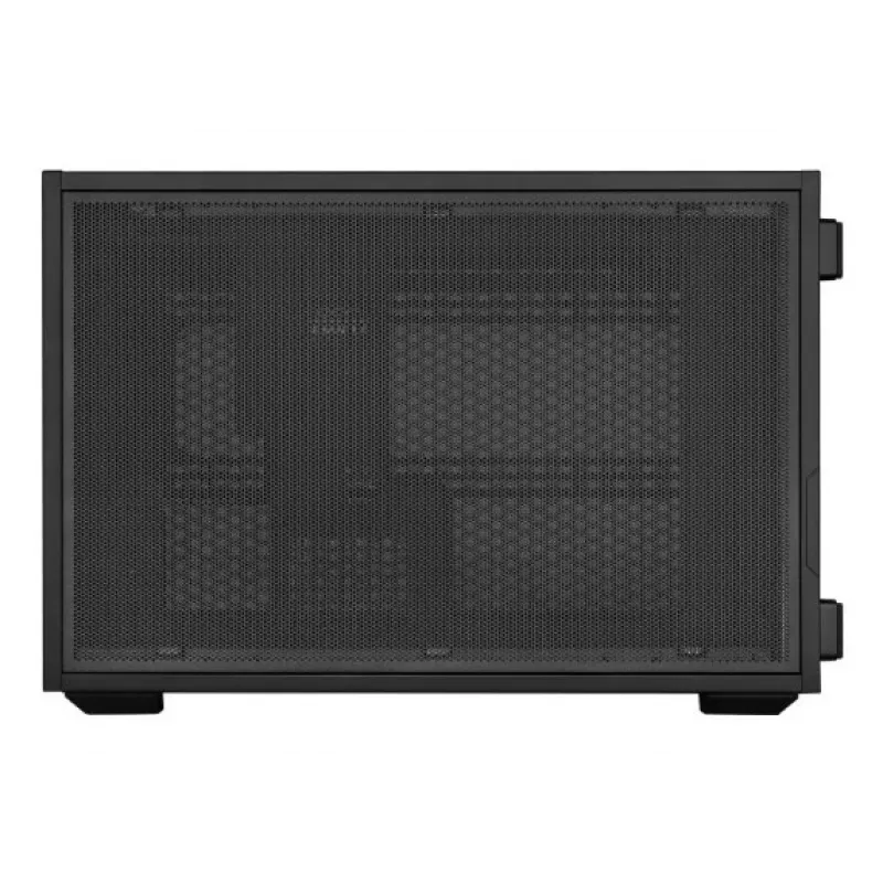 Lian Li DAN Cases B4 Wood Edition mini-tower-pc-behuizing, Micro-ATX, walnoot frontpaneel, zwart