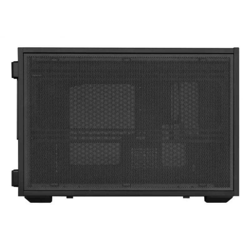 Lian Li DAN Cases B4 Wood Edition mini-tower-pc-behuizing, Micro-ATX, walnoot frontpaneel, zwart