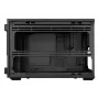 Lian Li DAN Cases B4 Wood Edition mini-tower-pc-behuizing, Micro-ATX, walnoot frontpaneel, zwart