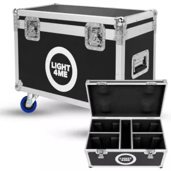 LIGHT4ME 100 SPOT RING CASE 4IN1 flightcase voor 4 moving-head spots
