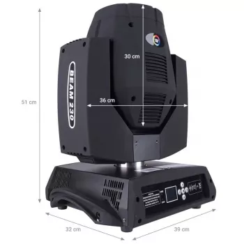 LIGHT4ME 7R BEAM 230W moving head verlichting
