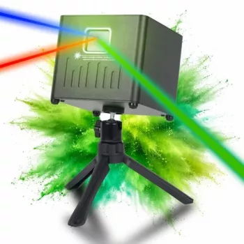 LIGHT4ME ACCU APP LASER Oplaadbare acculaserprojector met Bluetooth-app-bediening
