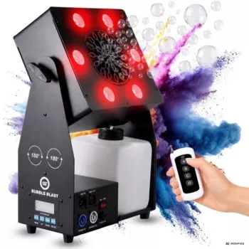 LIGHT4ME BUBBLE BLAST Podium Zeepbellenmachine