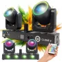 LIGHT4ME CLONE 2 3-in-1 multieffect verlichtingsapparaat - derby, strobe, laser met DMX en IR-afstandsbediening