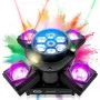 LIGHT4ME COSMOS BASIC moving multi-effect verlichtingsapparaat met RGBW-LED, rood/groen lasers en strobe