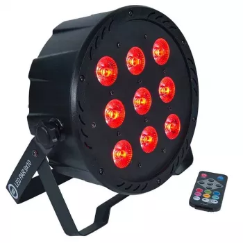 LIGHT4ME LED PAR 9x10W MKII RGBW IR-afstandsbediening