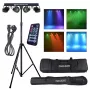 LIGHT4ME LED PAR Laser Beam Verlichtingsset