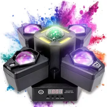 LIGHT4ME MADNESS QUATRO 4-in-1 Moving Head multieffect licht