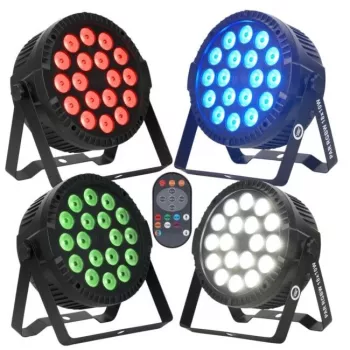 LIGHT4ME PAR RGBW 18x10W LED toneelspot