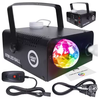 LIGHT4ME S 700W LED BALL nevel- en rookgenerator met RGB-LED-effect