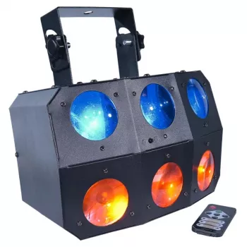 LIGHT4ME SIX EYE BEAM Sterk LED-straaleffect met afstandsbediening