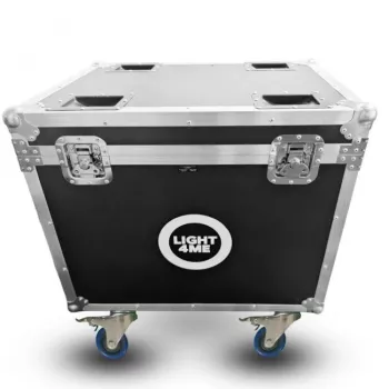 LIGHT4ME STARWASH 37x15W CASE 2IN1 flightcase voor 2 moving heads