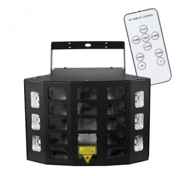 LIGHT4ME TURBO DERBY 4IN1 LED multi-effect licht