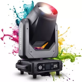 LIGHT4ME VENOM LBS 330 hybride moving head beam spot wash