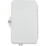 Lightwin HAK 8XSC/APC IP55 FTTx wandcontactdoos voor tot 8 vezels, SC/APC simplex of LC duplex adapter, 8x SC/APC voorgeïnstalleerd, IP55 weerbestendig, wandmontage vezelafsluitbox