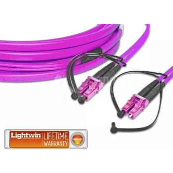 LIGHTWIN LDP-50 LC-LC 2,0m OM4 platte duplex glasvezel-patchkabel LDP-50 LC-LC 2.0 OM4 FD