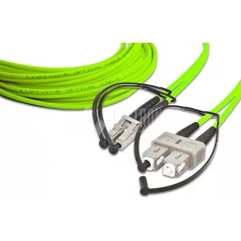 Lightwin LDP-50 LC-SC 2.0 OM5 Duplex multimode glasvezel patchkabel, LC naar SC, OM5, 2 m