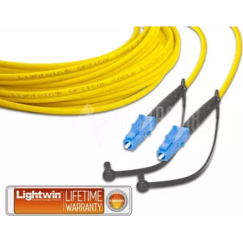 Lightwin LSP-09 LC-LC 20m OS1 single-mode duplex glasvezel-patchkabel, geel LSP-09 LC-LC 20.0
