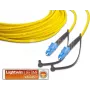 Lightwin LSP-09 LC-LC 20m OS1 single-mode duplex glasvezel-patchkabel, geel LSP-09 LC-LC 20.0