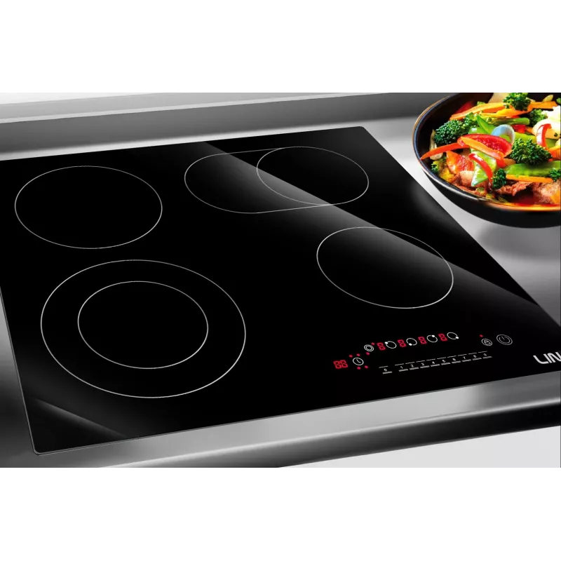 LIN LC-B47200 Glaskeramische Kookplaat met 4 kookzones en touchbediening