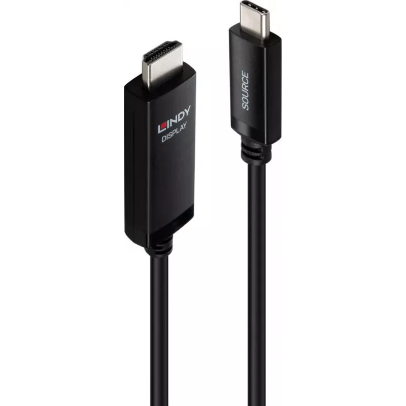 Lindy 1m USB Type-C naar HDMI 8K60 adapterkabel (43433)