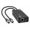LINDY 2-kanaals XLR audio-naar-Dante-encoder, PoE, AES67, 24-bit/96kHz 70618
