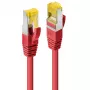 LINDY 30m Cat.7 SFTP PiMF halogeenvrije RJ45 patchkabel, rood 47301