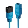 Lindy 3 m IEC C20 naar C19 verlengkabel voor stroom, 16 A, blauw
