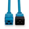 Lindy 3 m IEC C20 naar C19 verlengkabel voor stroom, 16 A, blauw
