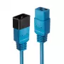 Lindy 3 m IEC C20 naar C19 verlengkabel voor stroom, 16 A, blauw