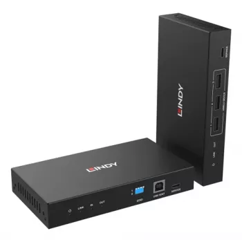 LINDY 5km glasvezel HDMI 4K60 KVM USB 2.0, RS-232 en IR-extender 39366