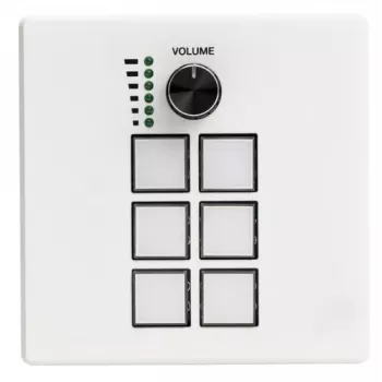 LINDY control keypad, 6 programmeerbare toetsen en draaiknop, RGB-achtergrondverlichting, USB-C, aluminium, zwart 32306