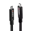 Lindy 43439 USB 3.2 Gen 2 USB-C naar USB-C actieve kabel, 8 m, 10 Gbps, 8K60, 100 W PD