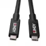 Lindy 43439 USB 3.2 Gen 2 USB-C naar USB-C actieve kabel, 8 m, 10 Gbps, 8K60, 100 W PD