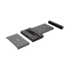 LINDY USB 3.2 Gen 2x2 Type-C naar M.2 NVMe SSD-behuizing - 20 Gbit/s, aluminium