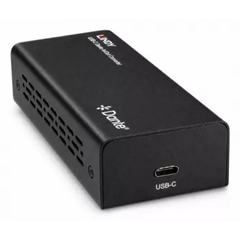 LINDY USB-C Dante in/out converter 2x2 audio-interface 70617