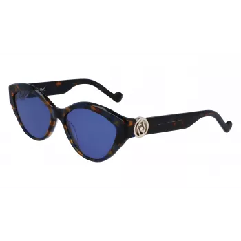 LIU JO dames zonnebril LJ767SR-460 acetaat montuur UV400-bescherming 56 mm