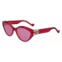 LIU JO dameszonnebril LJ767SR-525 Havana bruin gradient vierkant 56mm