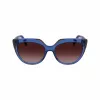 LIU JO dames zonnebril LJ783S-416 blauw cat-eye montuur grijze verloopglazen 55mm