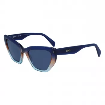 LIU JO dames zonnebril LJ794S-439 blauw vlindermonuur UV400